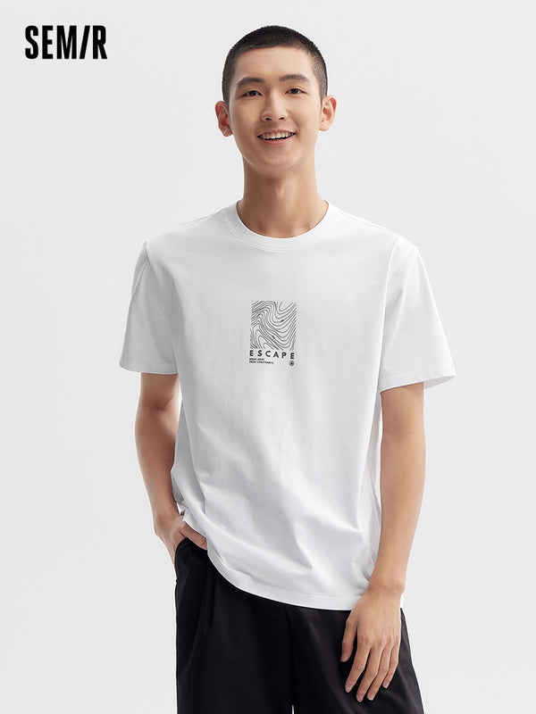 Semir Man Regular Fit Round Neck Short Sleeve T-shirt