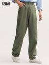 Semir Men Loose Fit Straight Leg TrousersCasual Trousers