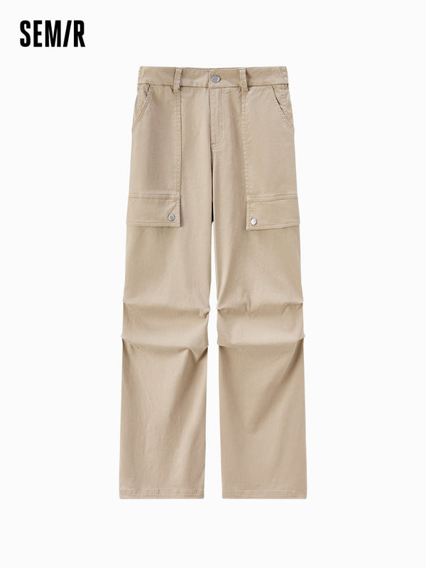 Semir Women New Basic Style Cargo Style Pants