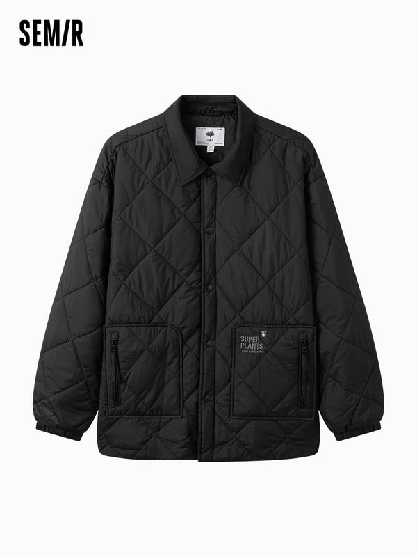 Unisex black synthetic jacket