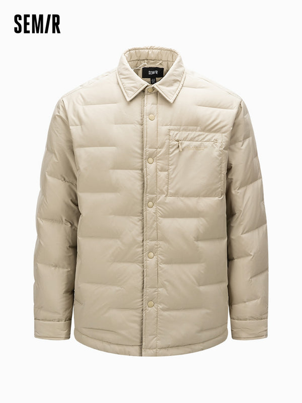 Men's medium light down jacket