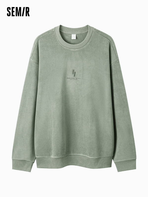 Men's round neck sweatshirt