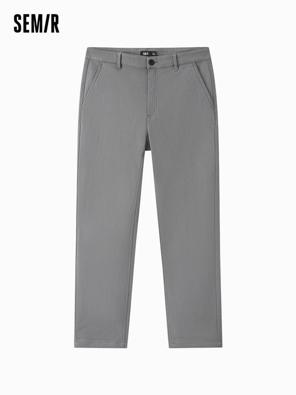 Men's medium gray basic pants