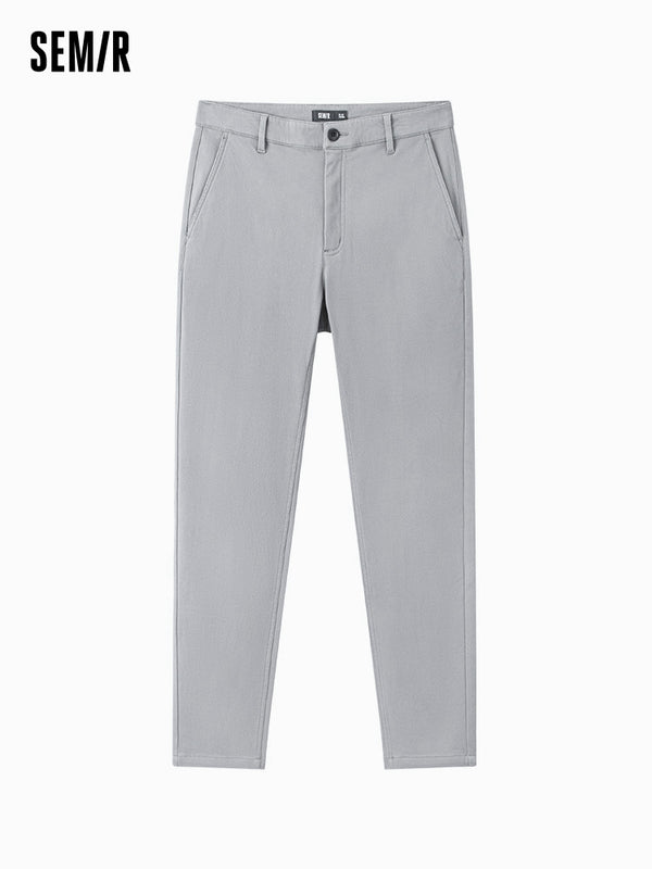 Men's medium gray basic pants