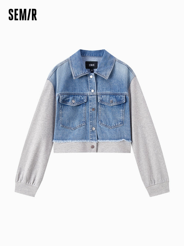 Semir Women CASUAL Style Denim Jacket