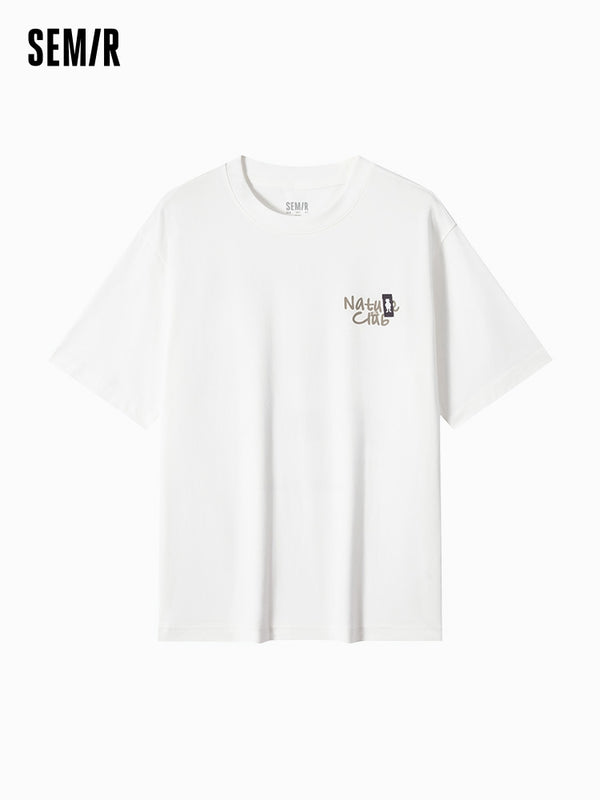 Semir Unisex CASUAL Style Round Neck Short Sleeve T-Shirt