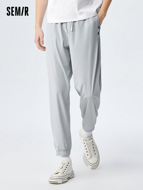 Men's Knitted Cool Woven Jogging Pants