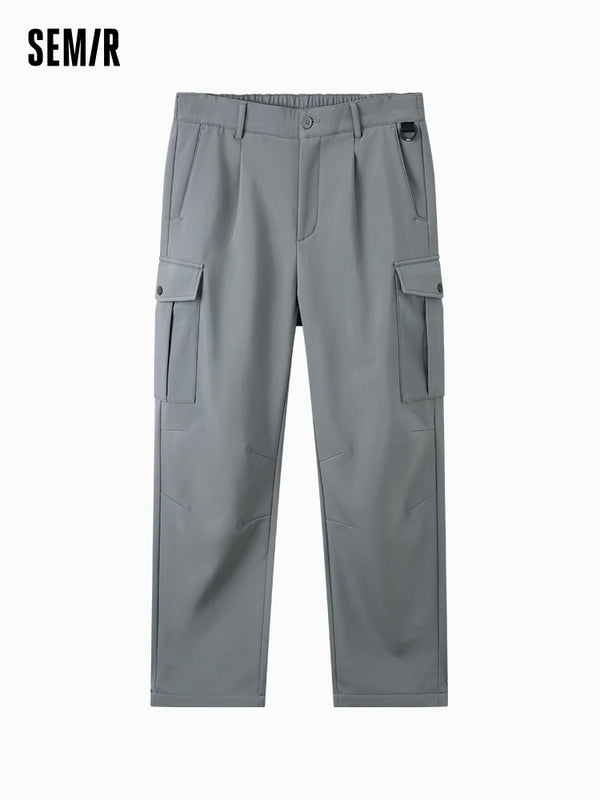 Men's gray overalls