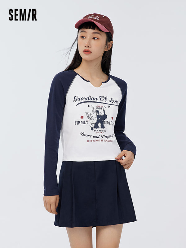 Women’s Monogram Fitted Long-Sleeve T-Shirt