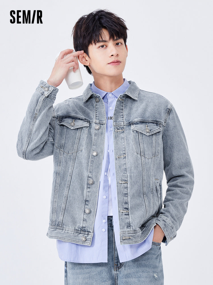 Men's Fitted Denim Jacket – Semir